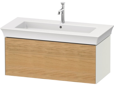 DURAVIT Tulip blanco, mueble de baño montado en la pared, ancho 984 x profundidad 458mm, con 1x extraíble, con tecnología de punta, WT42420