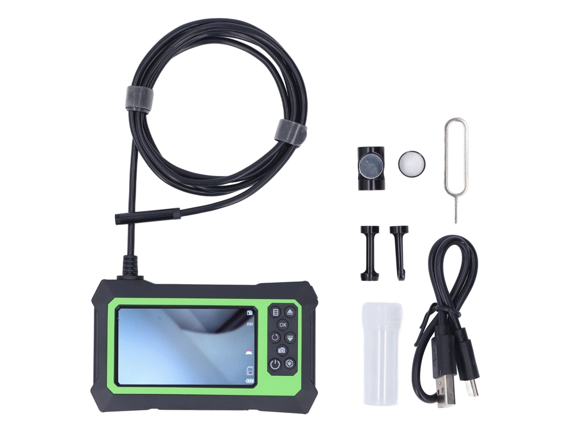 Endoscopio De 8 Mm, Ip67, Resistente Al Agua, De 4,3 Pulgadas, 1080p, Con Cámara De 7 M Para Mantenimiento Industrial.