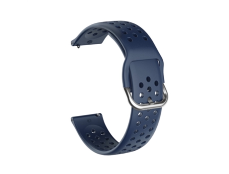 Correa de Silicona 22mm orificios redondos transpirables con pasador de liberación rápida para Samsung Galaxy Watch3 45mm SM-R840/Garmin Vivoactive...