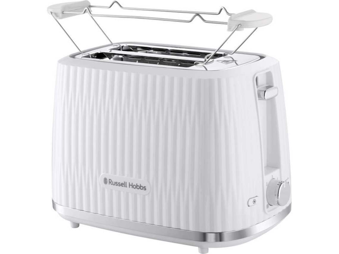 Tostadora Russell Hobbs Eden 800 W, 2 ranuras, color blanco