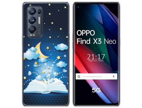 Carcasa Oppo Find X3 Neo TUMUNDOSMARTPHONE Dibujos Multicolor