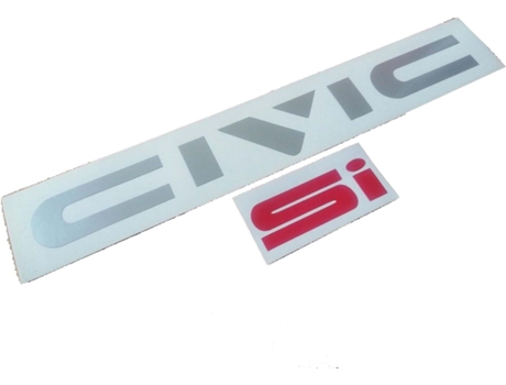 Si Civic - Adhesivos para ED/EF/EE - Kit de adhesivos traseros Civic 88-91 CULTDECOR