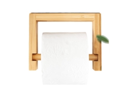 Porta Papel Higiênico Bambu, Armazenamento Banheiro ZYBLSSBB