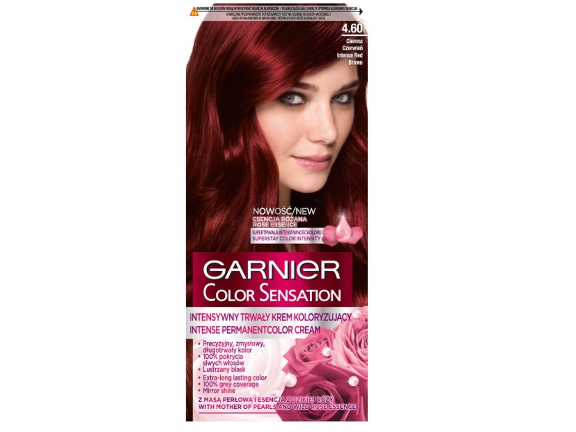 Tinte para el cabello Garnier Color Sensation 4.60 Rojo oscuro intenso