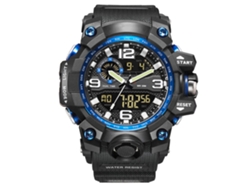 Reloj Deportivo Hombre Con Esfera Digital Luminosa Y Correa De Plástico Impermeable
