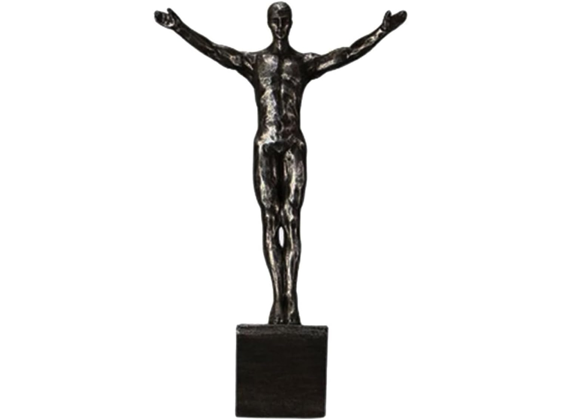 Estatua Pared Resina Estilo Industrial Retro Decoración Negra Estar Artesanía Multifuncional Buzo Sala Bar