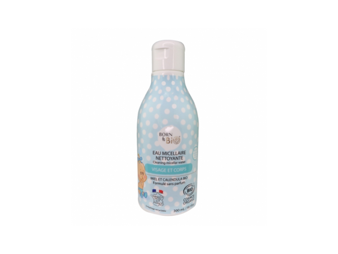 Agua Limpiadora Micelar para Bebé 300Ml BORN TO BIO