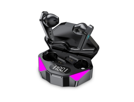Auriculares Bluetooth True Wireless X15 Impermeable No Fdo Reducción de ruido para juegos Sin retraso Universal Negro