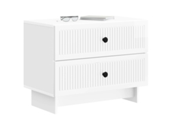 Maison Exclusive - Armario De Noche Con Cajón Brillante 62 X 34,5 X 47,5 Cm