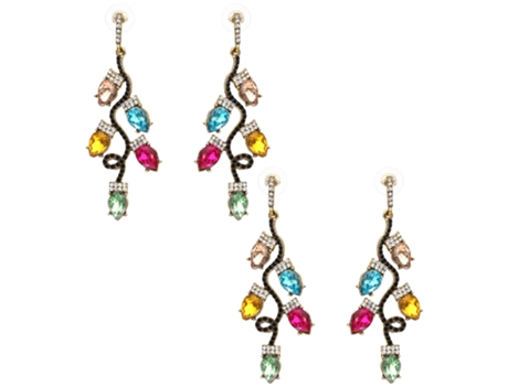 Pendientes Coloridos De Navidad Para Mujer, Luces De Árbol De Navidad, Pendientes De Gota Lineales, Regalo De Navidad De Vacaciones ZMDECQNA