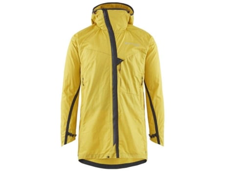Abrigo para Hombre KLÄTTERMUSEN Ansur Parka Amarillo para Esquí (XS)