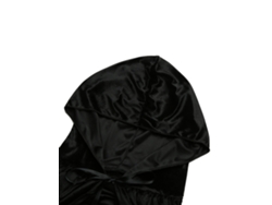 Capa ancha de terciopelo con capucha Kkpm para Halloween, disfraz de bruja, príncipe/princesa, cosplay para adultos y niños.