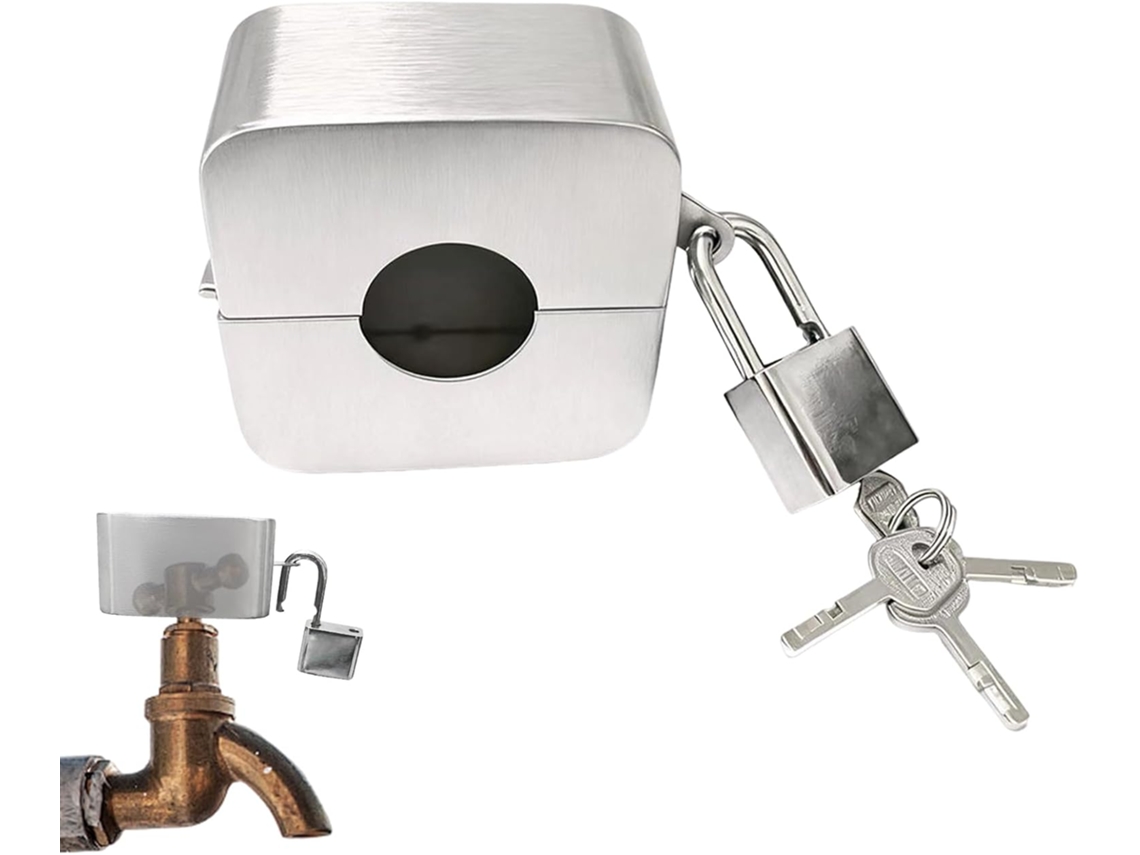 Cerradura De Grifo De Acero Inoxidable Para Uso Exterior, Protección Para Jardín Y