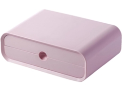 Soporte Elevado Para Monitor De Abs Rosa Para Almacenamiento En La Oficina En Casa.