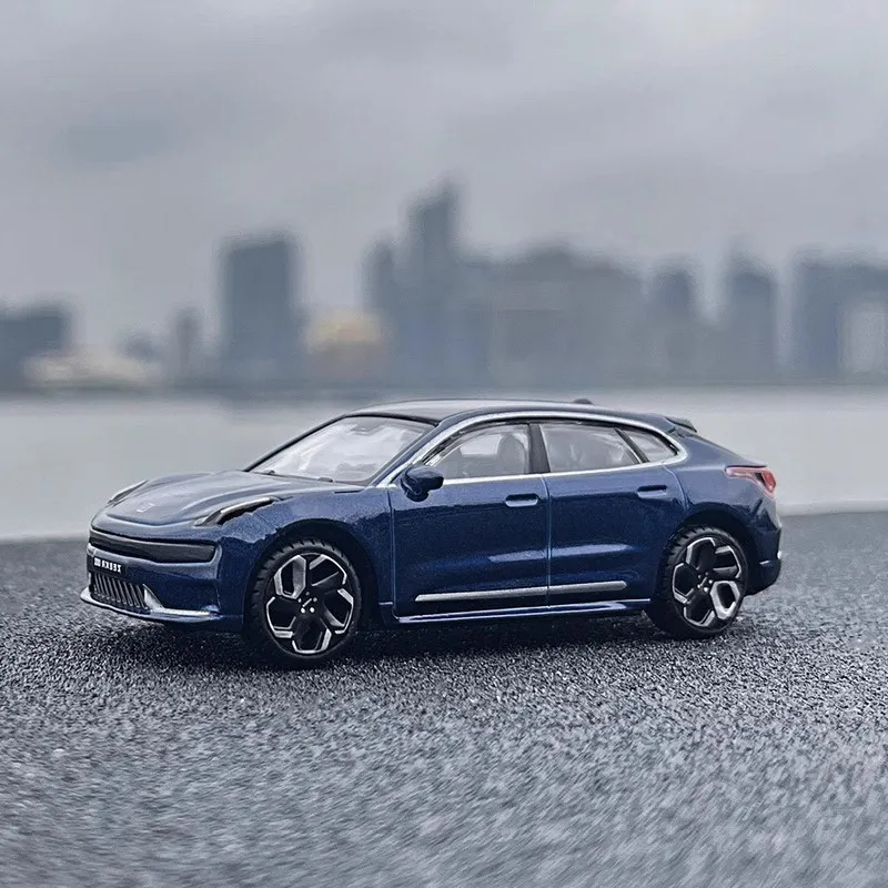 (azul) Coche De Juguete A Escala 1:64 De Aleación Fundida A Presión - Coche De Juguete Real