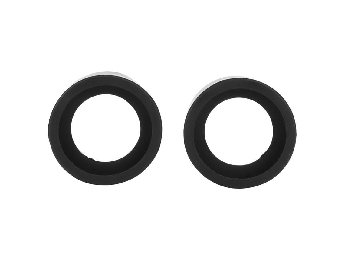 2 Tapas De Goma Para Oculares De Microscopio Estereoscópico, Con Un Diámetro De 36 Mm (ángulo Plano).