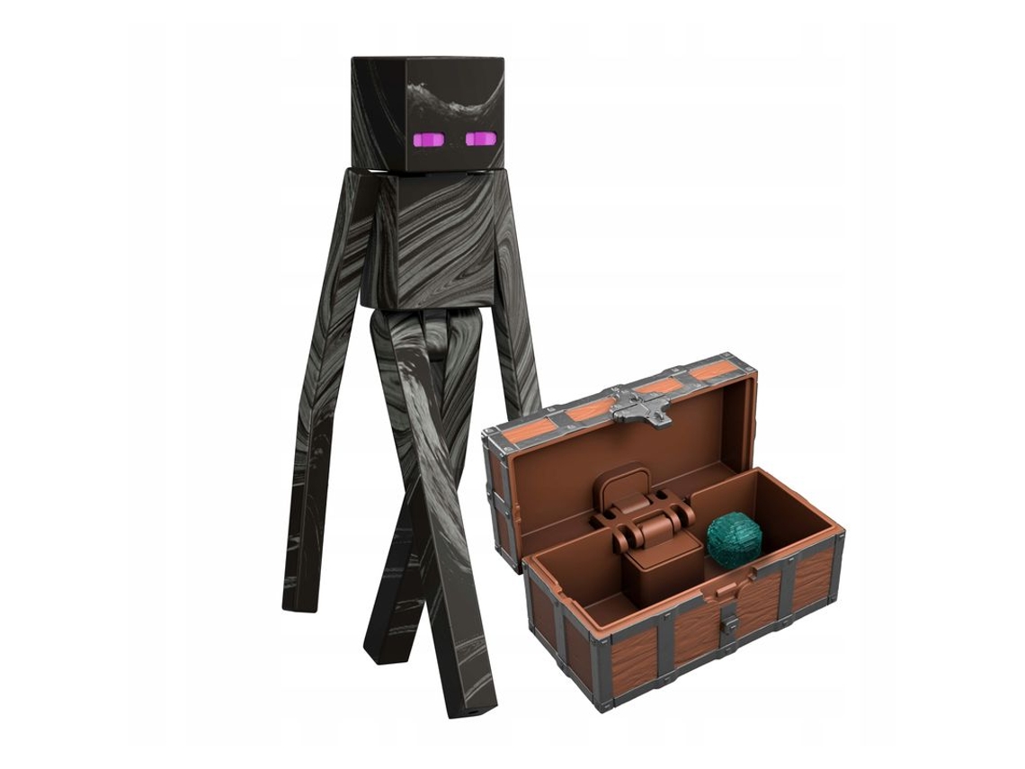 Figura de acción de Mattel Enderman Minecraft Film Jfr61 Mattelp25