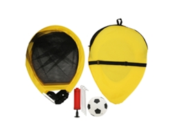 Puerta De Fútbol Plegable De Tela Y Hierro De 68 Cm. Juguete Deportivo Infantil Para Uso En Exteriores E Interiores.