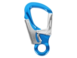 Gancho De Escalada D 35kn Fabricado En Aluminio 7075 Para Escalada En Roca, Rápel, Montañismo, Azul Zafiro, Plata