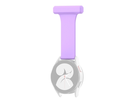 Correa de Silicona estilo pasador 22mm para Samsung Galaxy Watch4 40mm/44mm/Watch4 Classic 42mm/46mm - purpúreo