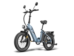 Bicicleta eléctrica plegable Fafrees FF20 Polar L1e B certificada, 500 W, 48 V, 26,8 Ah, 20-45 km/h, color azul neblina