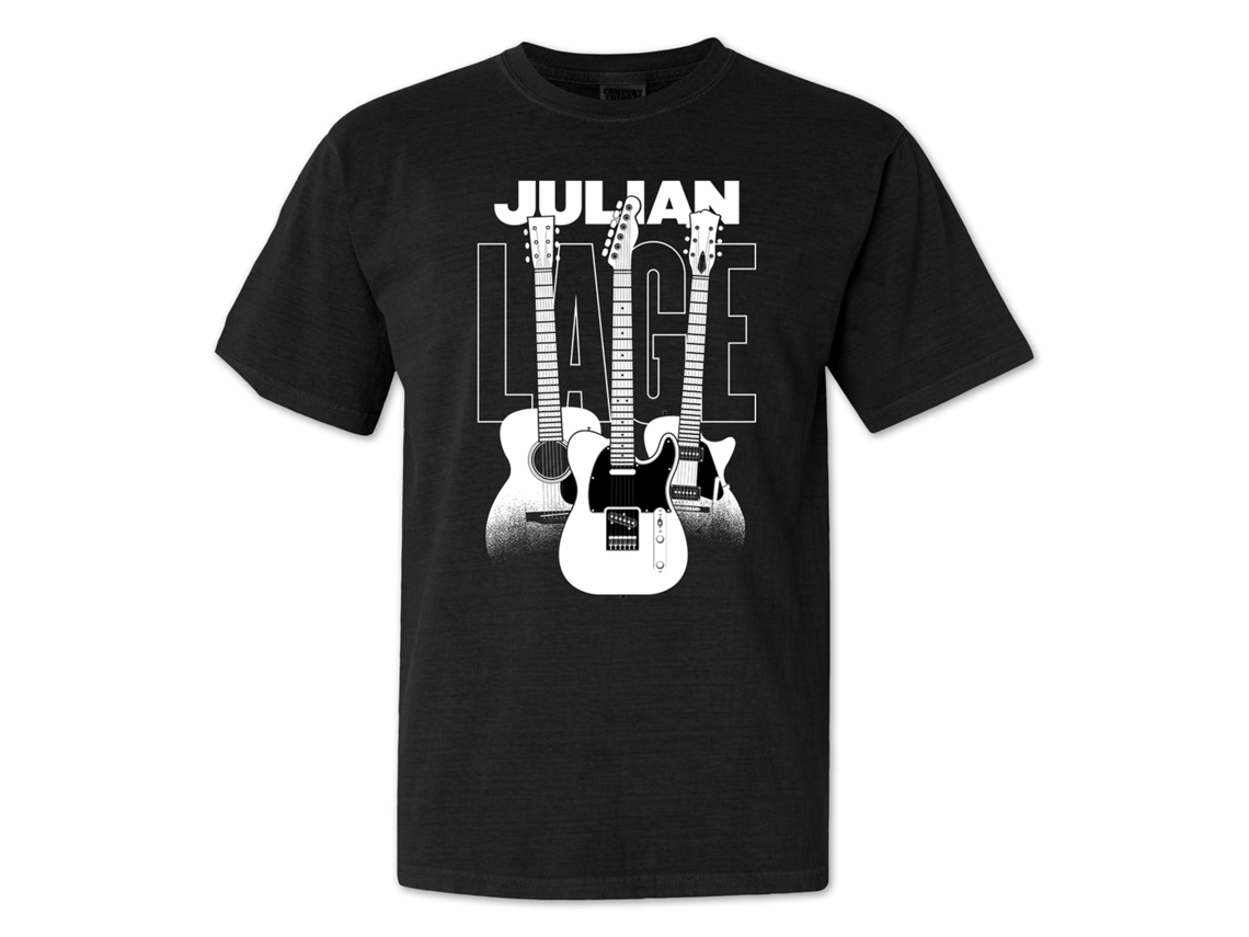 Julian Lage Three Guitars T-shirt Rockinstone Unisex Adults Best Sellers Size:xxxl