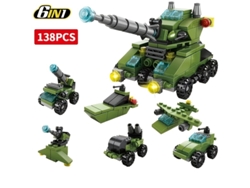 Minibloques de construcción 6 en 1: coche de policía, camión de bomberos y castillo. Kit de construcción DIY. Juguetes educativos para niños. Viewleaf