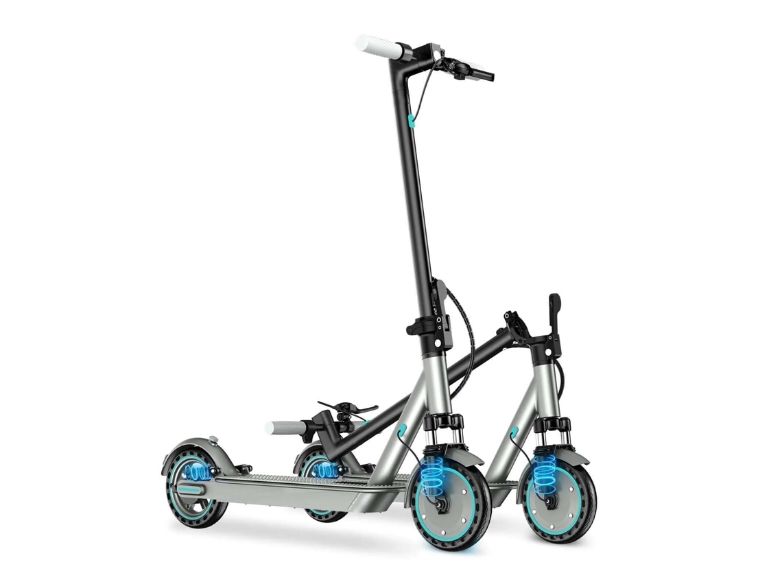 Patinete Eléctrico Urbano Ook-tek D8 Pro, Doble Suspensión, Batería De 36 V Y 10,5 Ah.