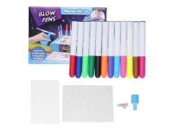 Bolígrafos Fluorescentes Para Niños Con 8 Diseños, Brillan En La Oscuridad, Multiusos, Seguros.