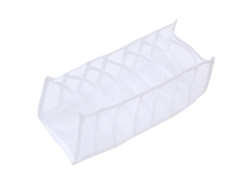Organizador de ropa divisor de leggings de malla blanca (32x25x3cm) Kofihety