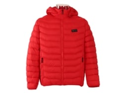 2026-chaqueta Eléctrica Con 11 Zonas Calefacción Usb Para Hombres Abrigo Deportivo Térmico Rojo Talla L