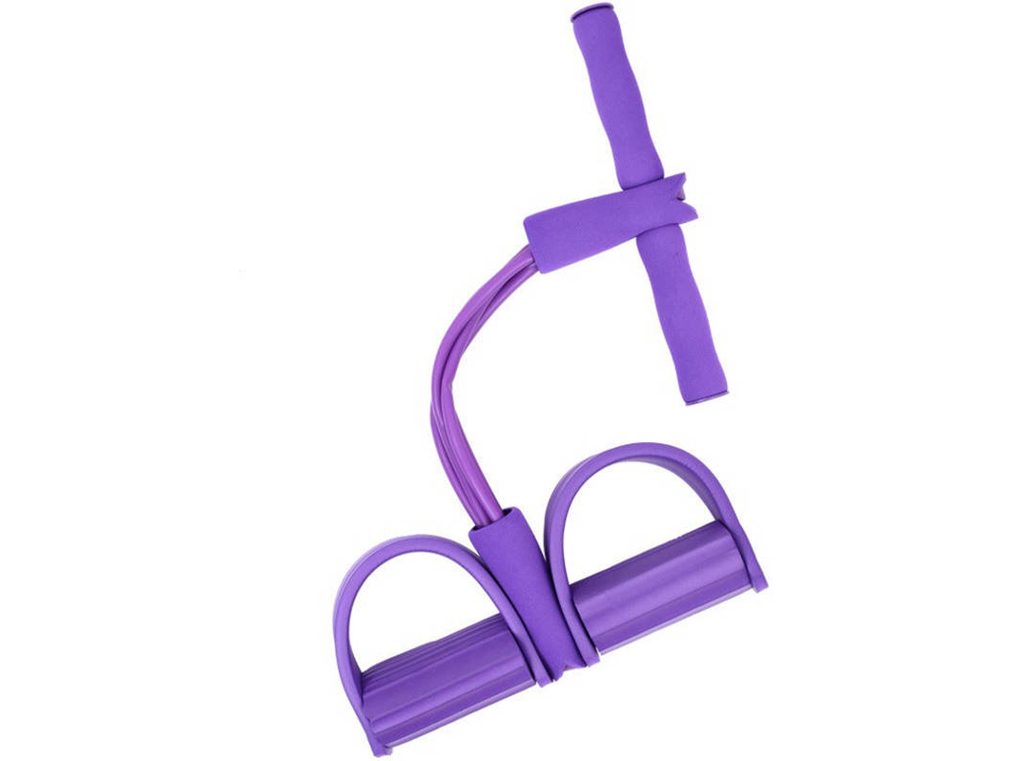 Bandas de Resistencia de Musculación 4 Tubos Morada