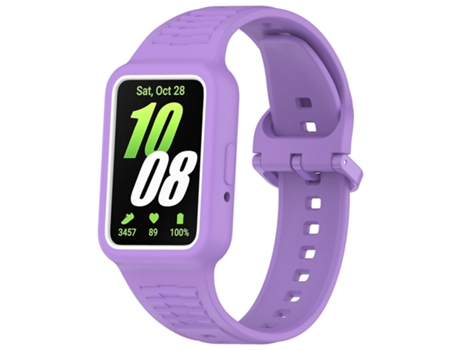 Correa Smartwatch Para Samsung Galaxy Fit3 Integrada Morada VENISYMLIS