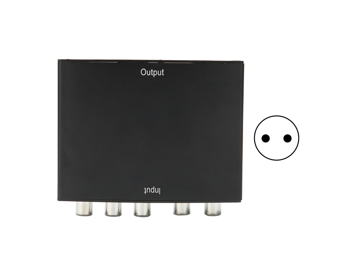 Vlrla-2026novoconvertidor De Video Y Audio Ypbpr A Hdmi 1080p