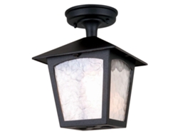 Luz de techo al aire libre Iluminación Elstead (BL6A-Black) York Cast-Cast Aluminium, Glass E27