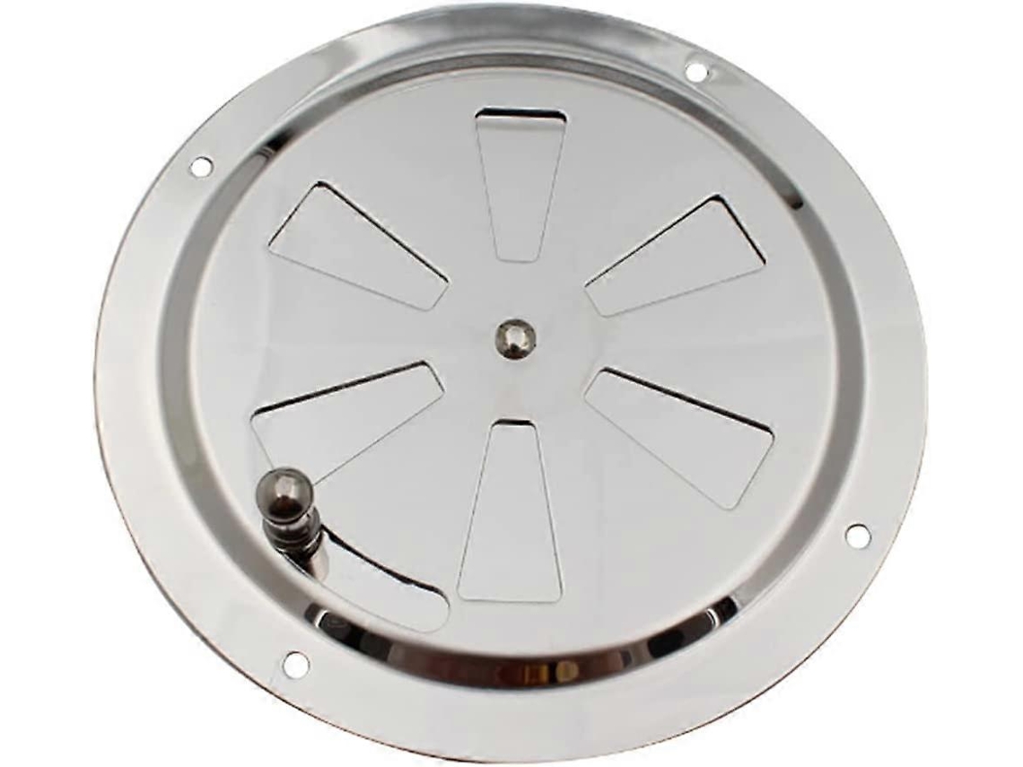 Rejilla De Ventilación Redonda Ajustable De Acero Inoxidable 316, 125mm, Entrada Y Salida De Aire Para Barcos, Caravanas Y Garajes
