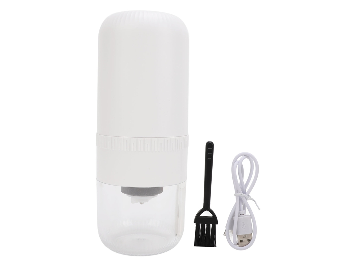 Molinillo De Café Eléctrico Con Cuchilla De Acero Inoxidable Y Motor Automático De Cobre Para Uso Doméstico - Blanco