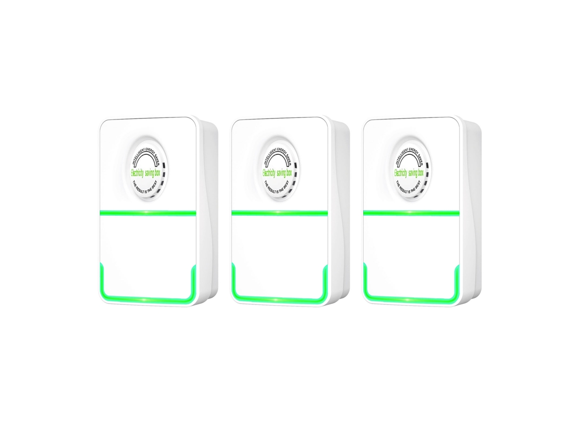 3pcs Dispositivo Ahorrador De Energía Caja Estabilizador De Voltaje Protector De Picos Smart Saver Hogar