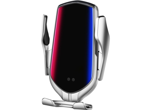 Cargador Auto CHRONUS CZWXC-221026-8FM (Qi - iPhone/Android - 10W - Plateado)