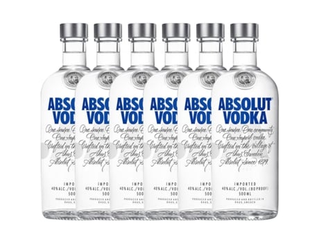 Vodka ABSOLUT Absolut (0.5 L - 6 unidades)