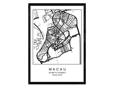 Lámina NACNIC Mapa Macau (A3)