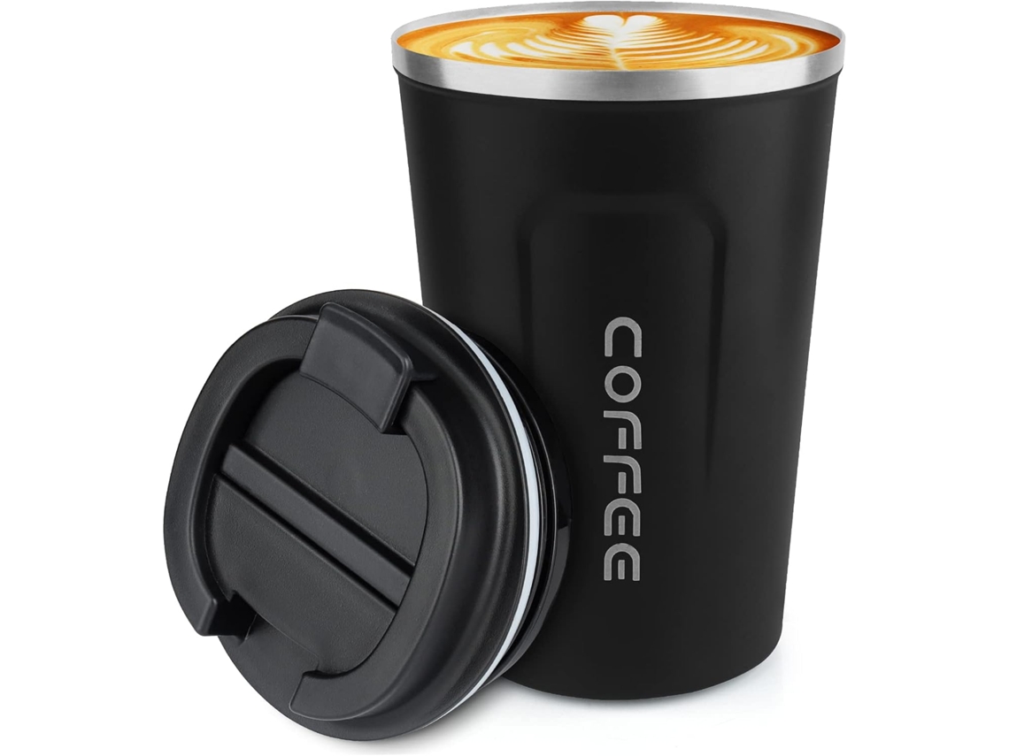 380ml Taza De Acero Inoxidable Con Aislamiento Acústico,