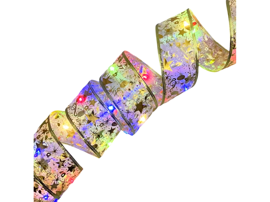 Luz de cinta navideña, luces decorativas para regalos TRUYUETY