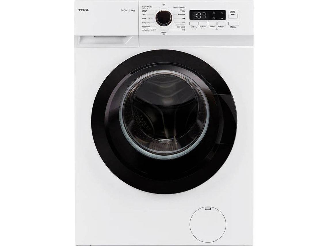 Lavadora TEKA WMK 40940 (9 kg - 1400 rpm - Blanco)