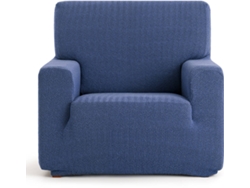 Funda de Sillón EYSA Premium Jaz Tejido Multielástico (130 x 70 x 120 cm - Poliéster y Algodón - Azul)