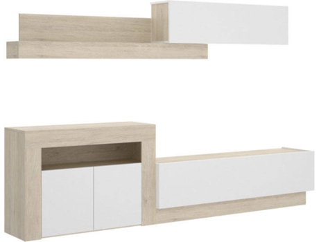 Homekit Mueble Comedor moderno de 260cm madera 261x180x40cm conjunto dkit enna