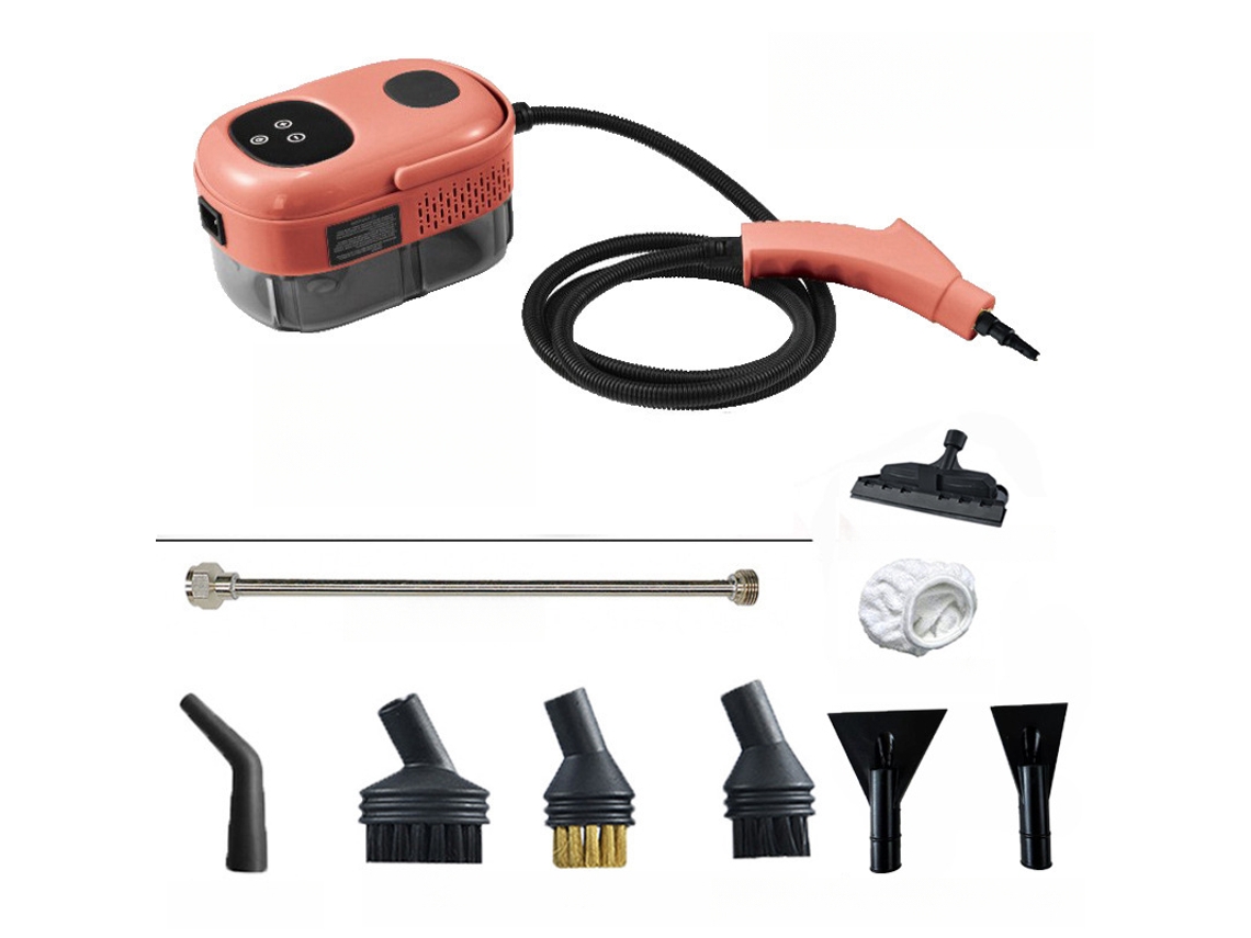 Limpiador a vapor de alta presión y alta temperatura de 2500 W, adecuado para la limpieza de cocinas y automóviles.