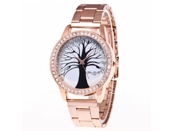 Reloj De Pulsera Casual Unisex Zhoulianfa Blanco De Piel Sintética Con Cuarzo Y Diamantes De Imitación.