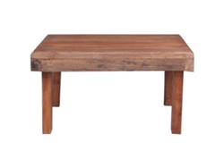 Maison Exclusive - Mesa De Centro Madera Maciza De Caoba 60x45x23 Cm