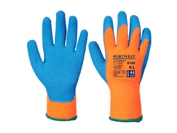 Guantes Cold Grip: Protección y agarre en condiciones de frío. Amarillo/Azul / XXL
